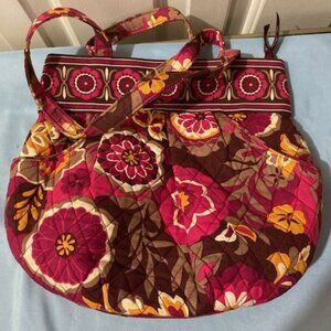 The Vera Bradley Quilted Bucket Handbag